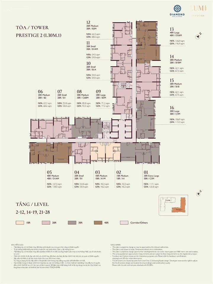Chính chủ cần bán lumi hà nội 54m2