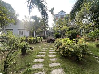 Bán căn biệt thự gia phú viên 2 mặt tiền đường long trạch long khê dt đất 1.253m2 sổ hồng giá 12tỷ