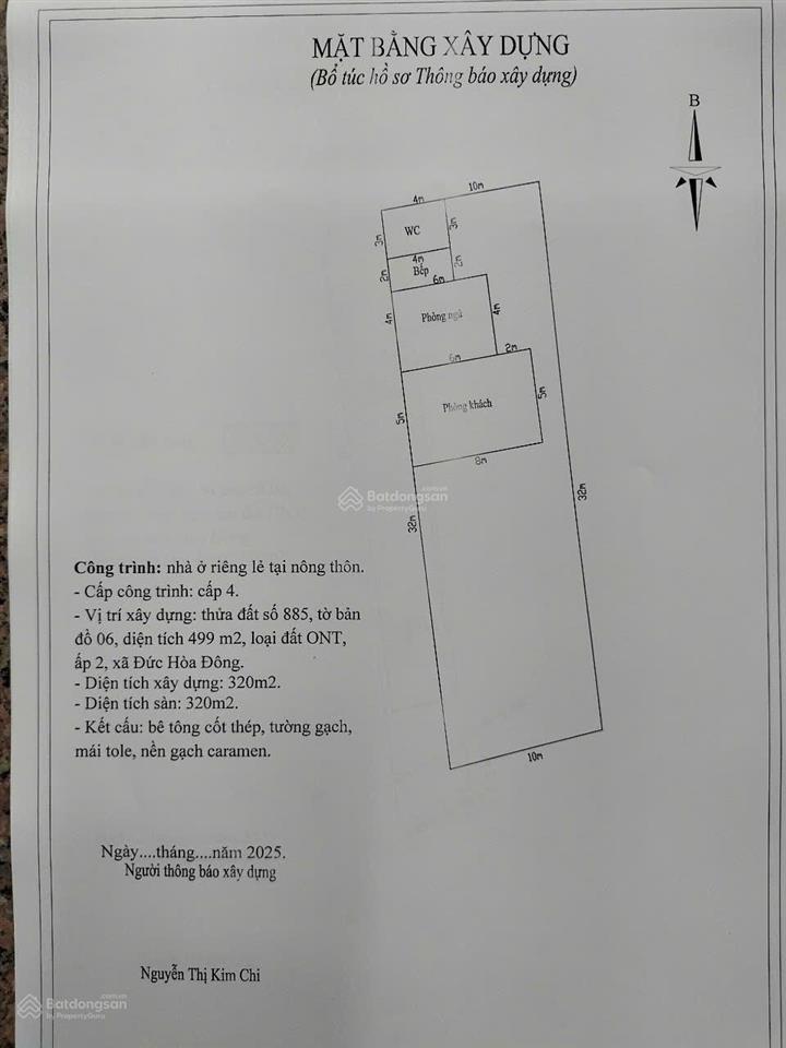 Bán nhà kho xd kiên cố xã đức hoà đông, dt kho 320m2, dt đất 700m2 full thổ cư giá 7tỷ 0932 089 ***