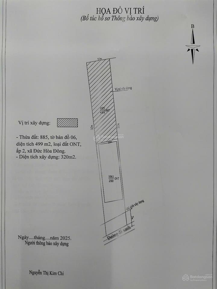 Bán nhà kho xd kiên cố xã đức hoà đông, dt kho 320m2, dt đất 700m2 full thổ cư giá 7tỷ 0932 089 ***