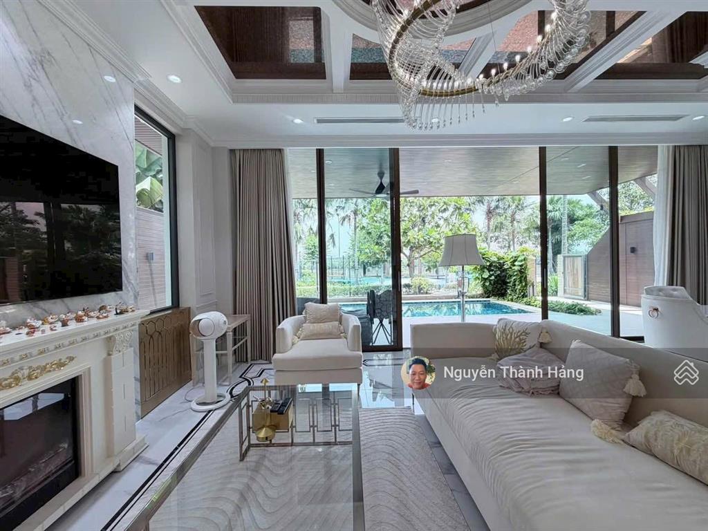 Biệt thự de rio view sông đầy đủ nội thất cao cấp dt 300m2 3 tầng giá bán 57 tỷ tl