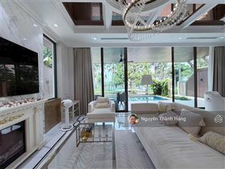 Biệt thự de rio view sông đầy đủ nội thất cao cấp dt 300m2 3 tầng giá bán 57 tỷ tl