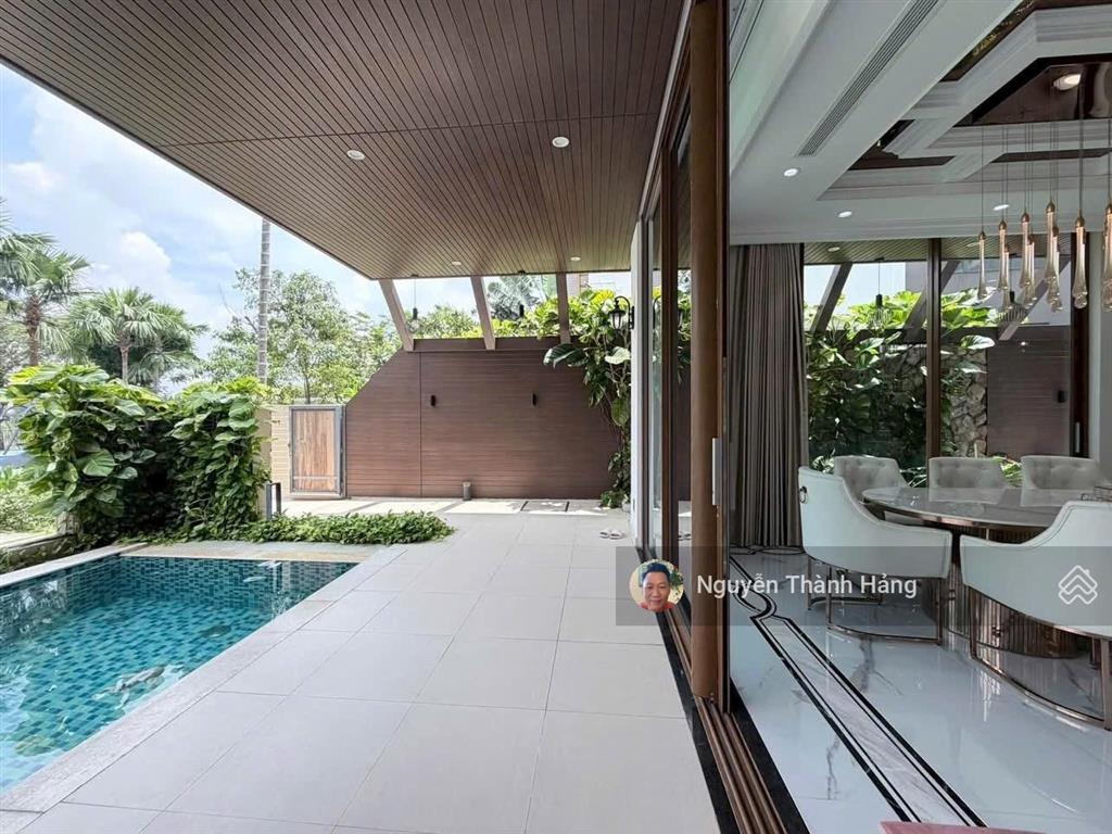 Biệt thự de rio view sông đầy đủ nội thất cao cấp dt 300m2 3 tầng giá bán 57 tỷ tl