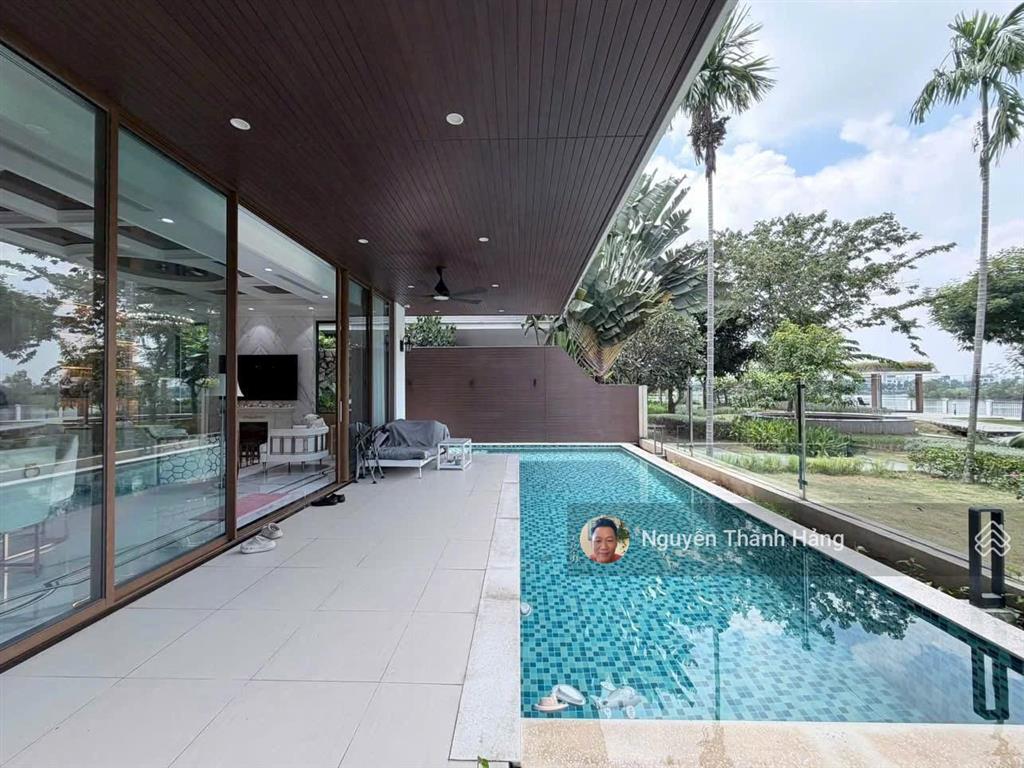 Biệt thự de rio view sông đầy đủ nội thất cao cấp dt 300m2 3 tầng giá bán 57 tỷ tl