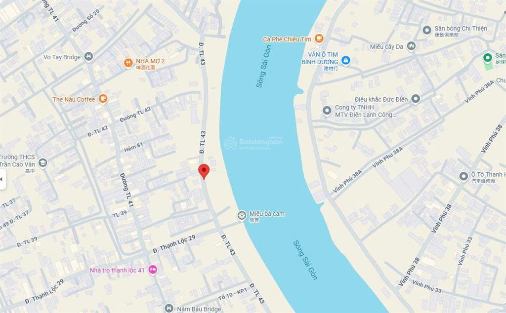 Bán đất mặt sông sài gòn, phường an phú đông, tphcm