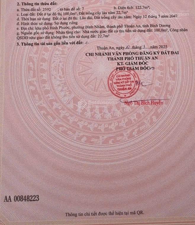 Đất chính chủ cân bán đường xe hơi thông