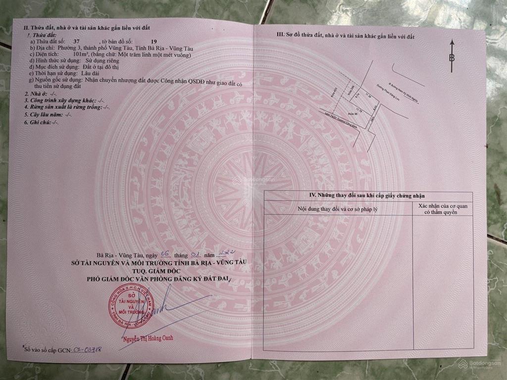 Bán nhà mặt tiền đường phan đăng lưu, ngang 12m, diện tích 101m2