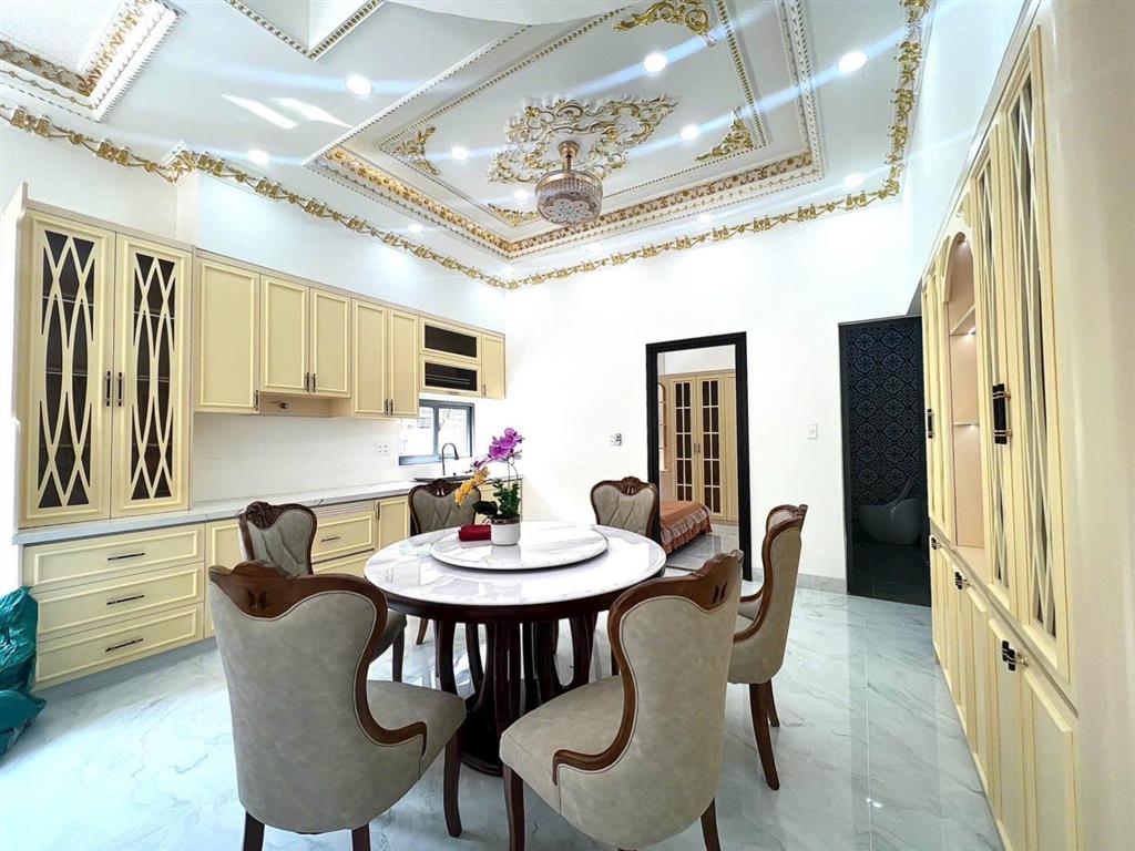 Nhà mới 2 mặt tiền đẹp như châu âu full nội thất dọn vô đón tết ngay