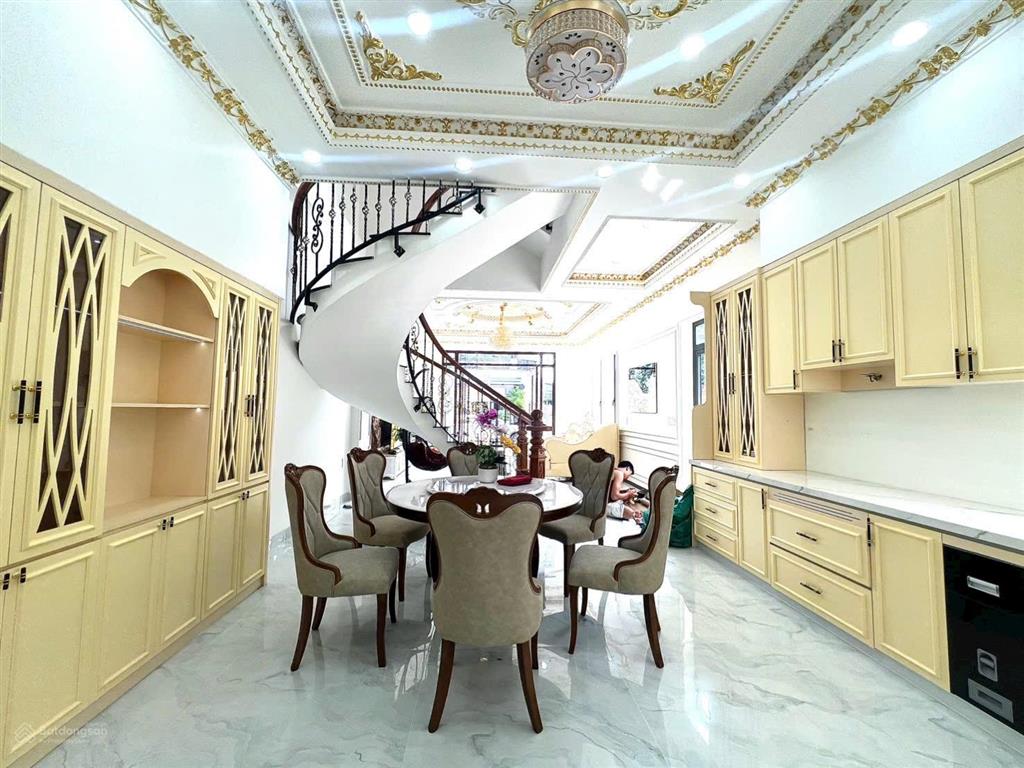 Nhà mới 2 mặt tiền đẹp như châu âu full nội thất dọn vô đón tết ngay
