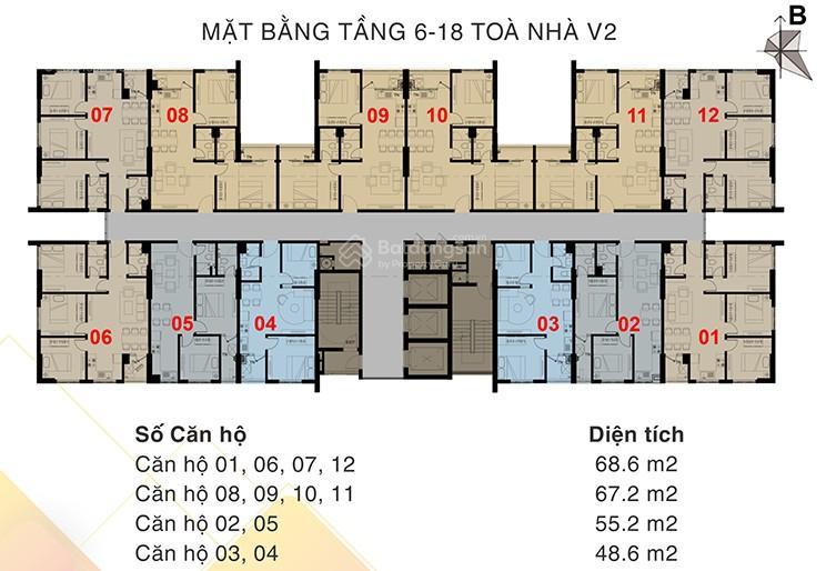 Căn hộ thương mại đầu hồi khu the vesta hải phát, phú lãm hà đông. đối diện đh đại nam