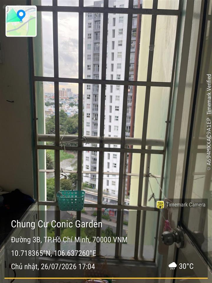 Bán gấp ch đẹp tại conic garden, 2,05 tỷ, 56m2, 2pn, 1wc, nhiều tiện ích