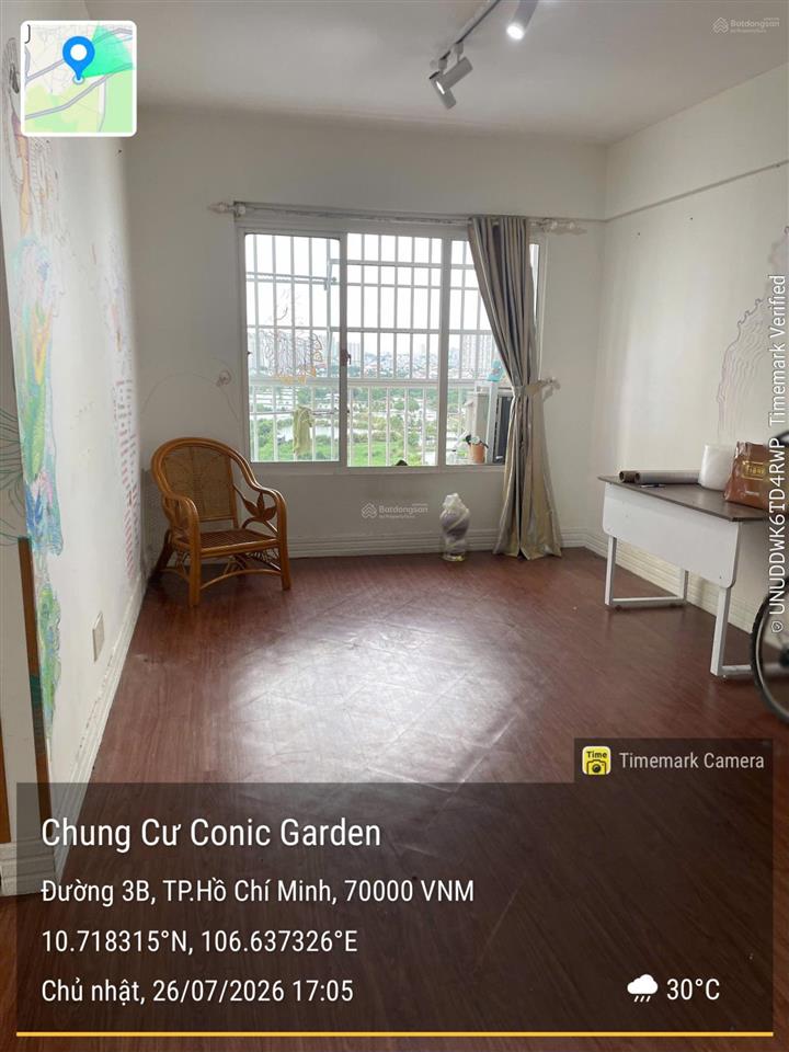 Bán gấp ch đẹp tại conic garden, 2,05 tỷ, 56m2, 2pn, 1wc, nhiều tiện ích