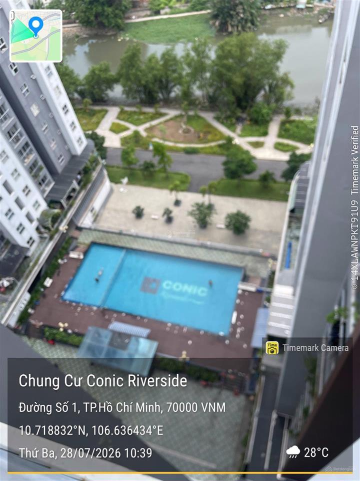 Giá tốt bán căn hộ 1pn 1wc tại conic riverside, 2,4 tỷ, 46m2, quận 8, hồ chí minh