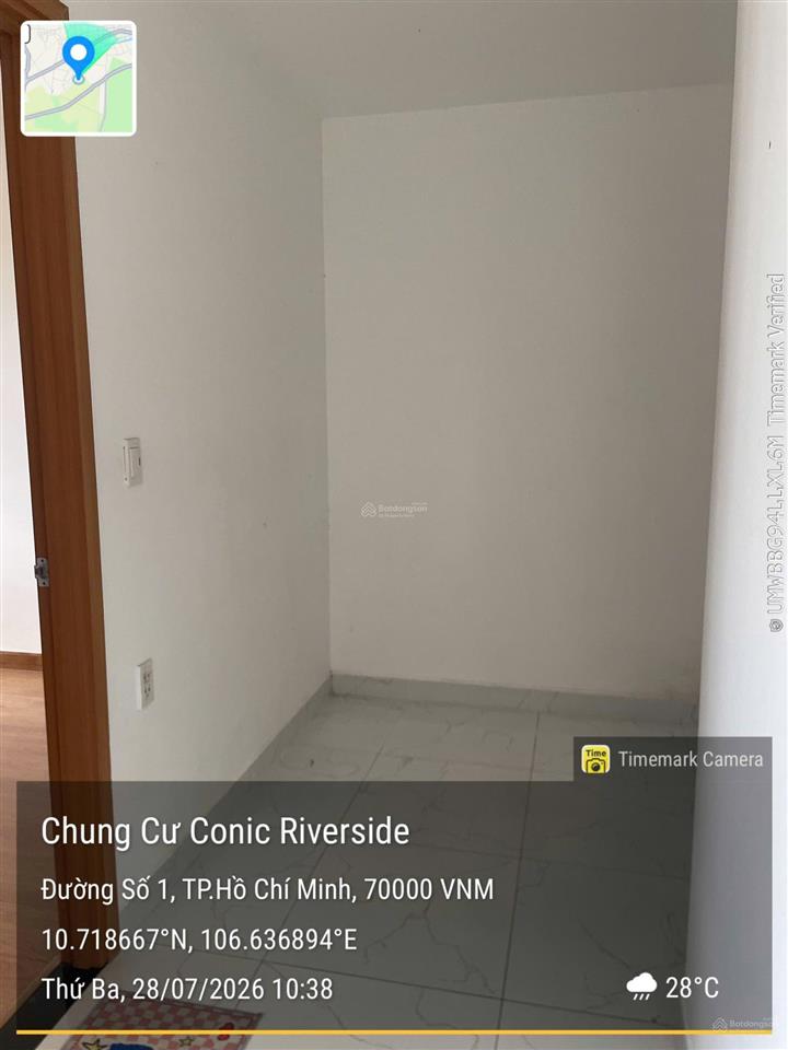 Giá tốt bán căn hộ 1pn 1wc tại conic riverside, 2,4 tỷ, 46m2, quận 8, hồ chí minh