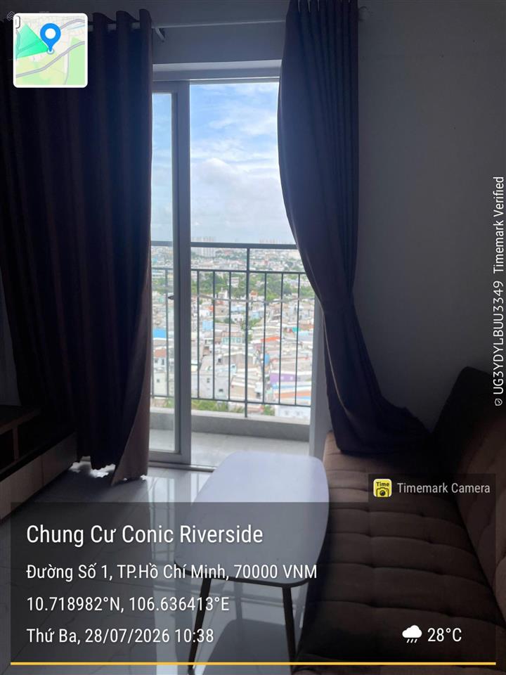 Giá tốt bán căn hộ 1pn 1wc tại conic riverside, 2,4 tỷ, 46m2, quận 8, hồ chí minh