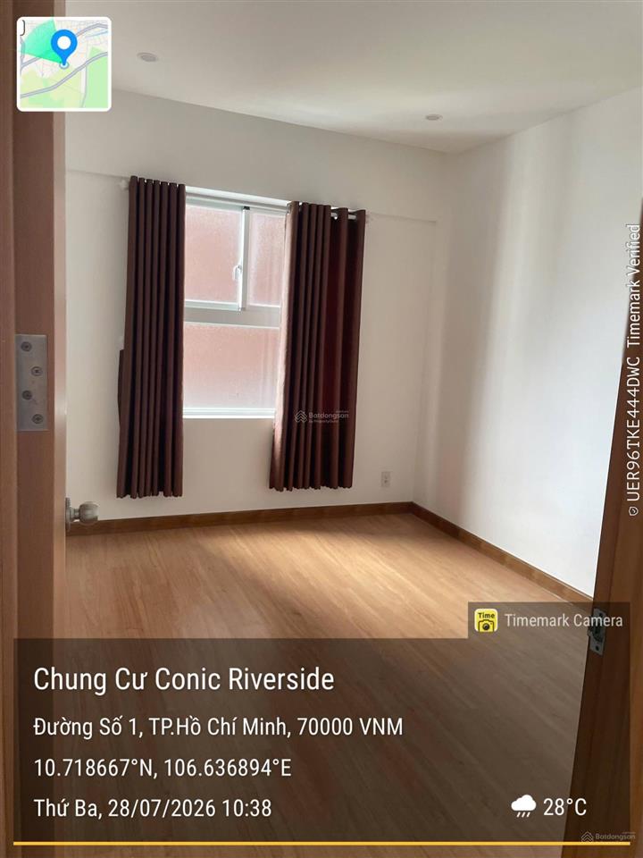 Giá tốt bán căn hộ 1pn 1wc tại conic riverside, 2,4 tỷ, 46m2, quận 8, hồ chí minh