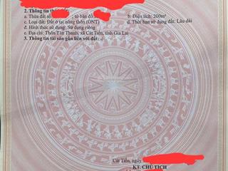 Bán đất khu tđc tân thanh, ven biển xã cát tiến. diện tích 200m2. giá bán 1,25 tỉ. rẻ nhất đẹp nhất