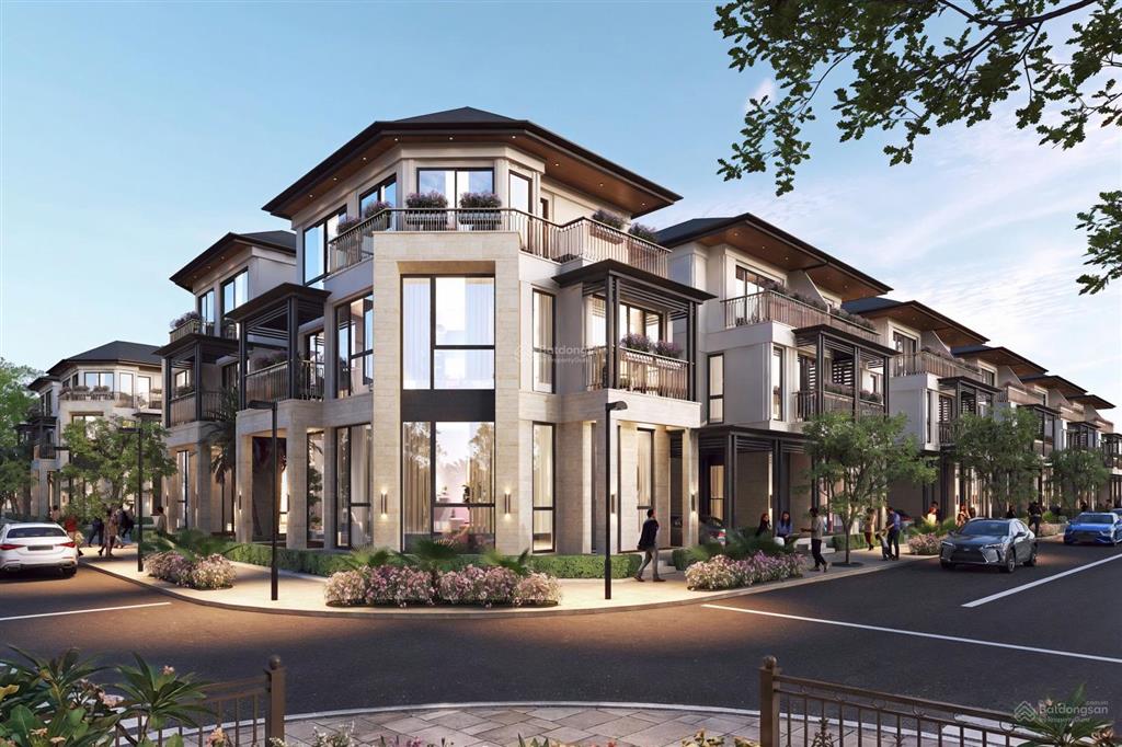 Nhà phố 4 tầng liền kề công viên 8ha và hồ bơi resort 5 sao với diện tích sử dụng lên tới 250m2.