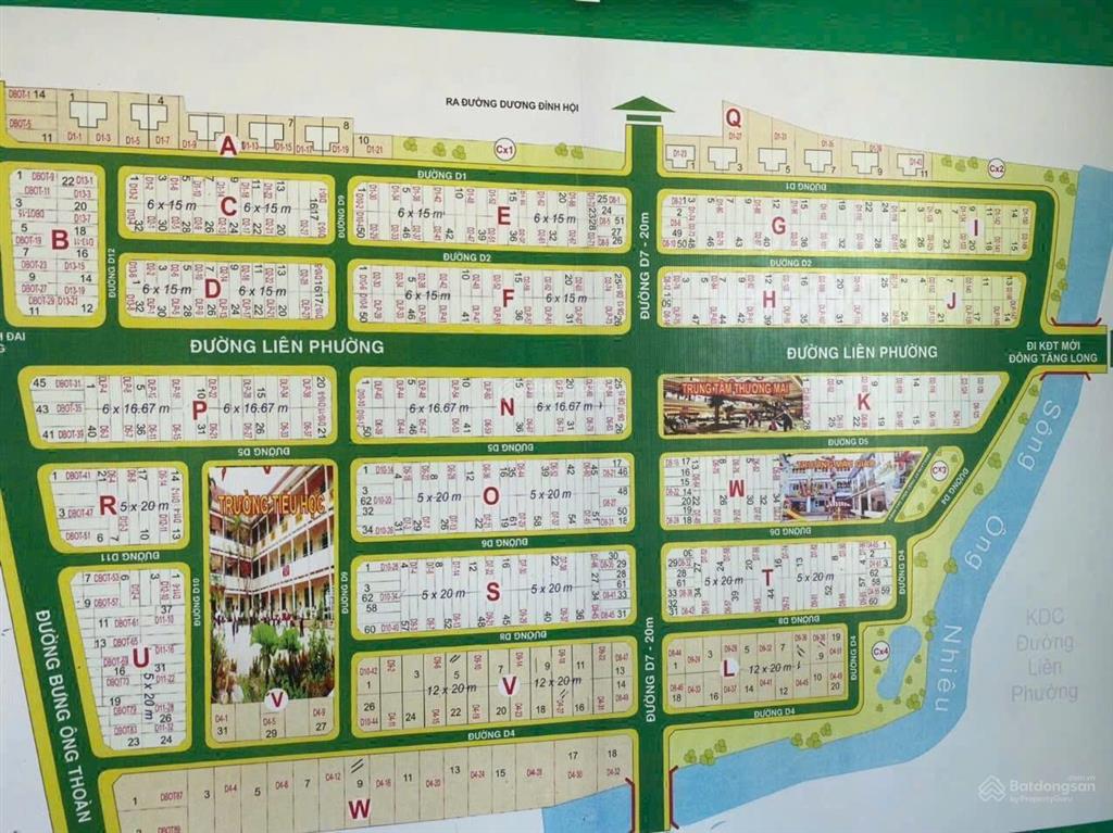 Bán đất kdc sở văn hóa đường liên phường quận 9 cũ