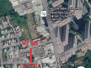 Cần bán 1000m2 (ngang 56m) đường 545 long bình, đối diện vinhomes