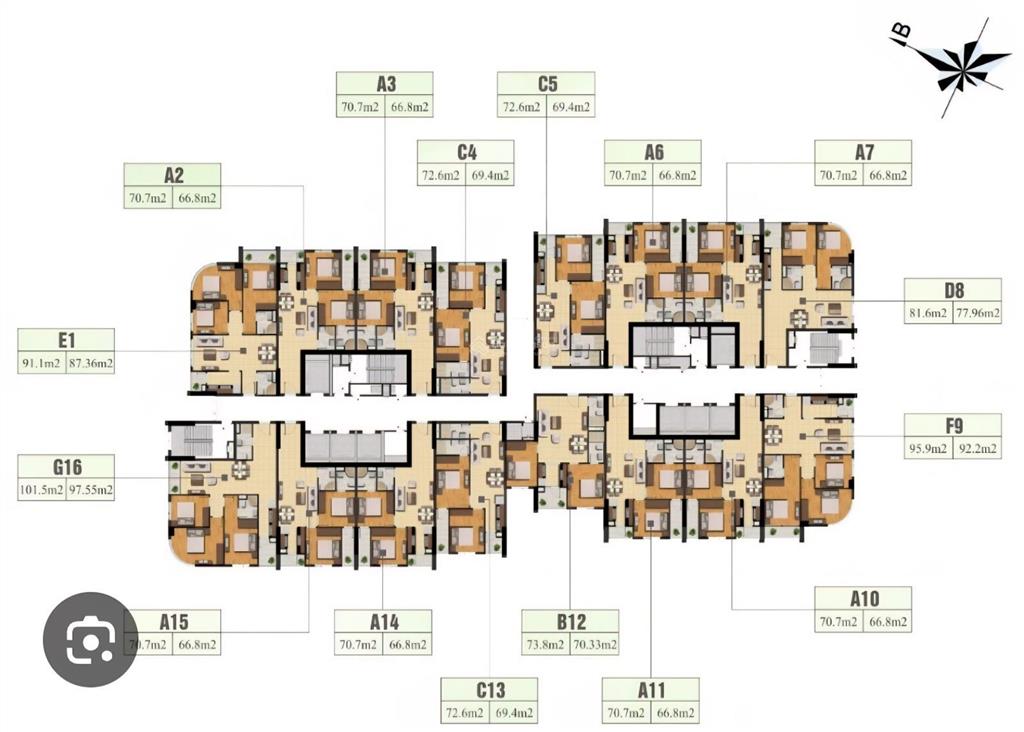 Bán nhanh 3,95 tỷ  thương lượng mạnh! căn 2 ngủ 65m gelexia 885 tam trinh, hoàng mai, hà nội