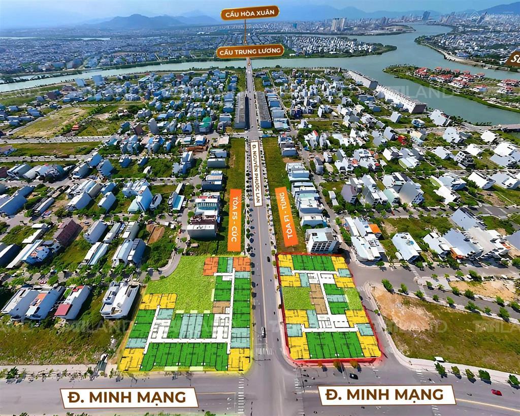 Căn góc 2 pn tòa căn hộ fours tower