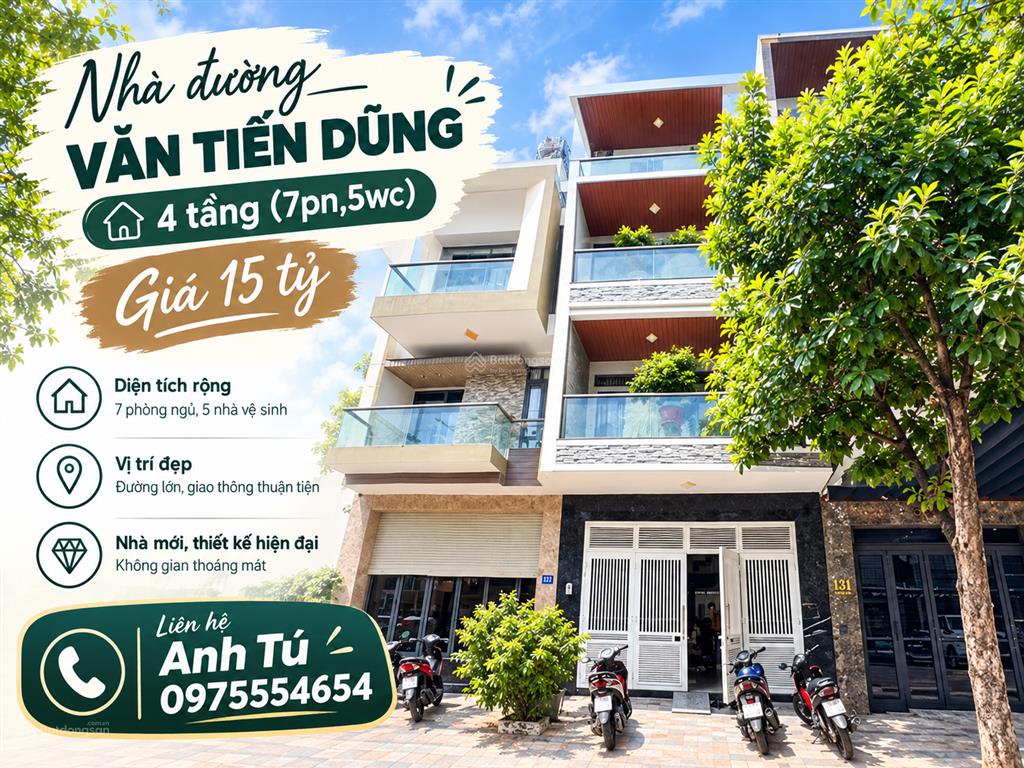 Bán căn mặt tiền văn tiến dũng
