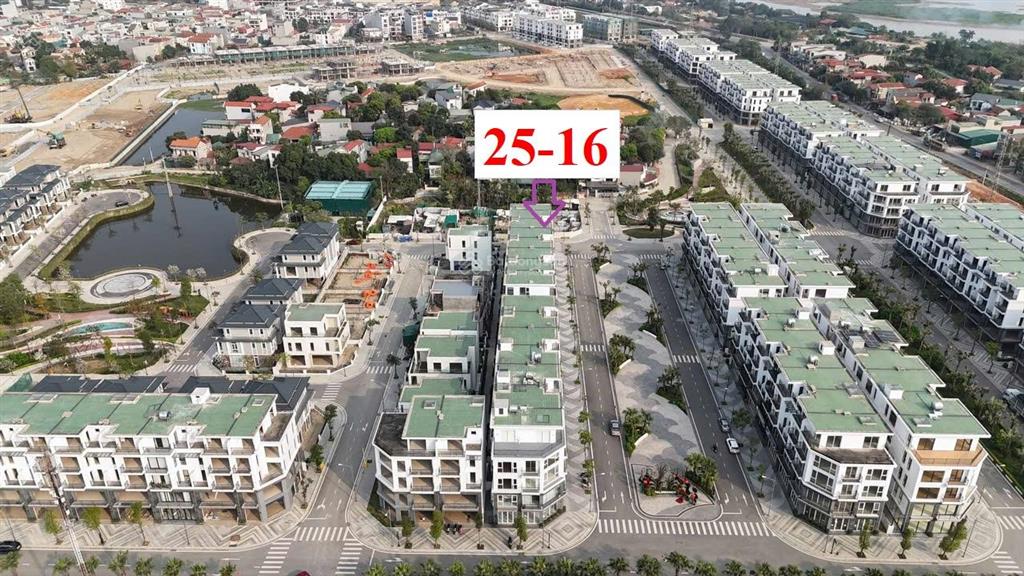Cho thuê shophouse lk 25  16 vị trí vàng phố đi bộ palm manor việt trì  mặt tiền rộng 7 m