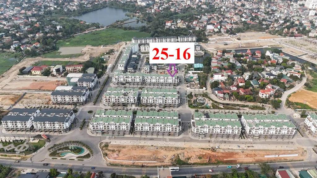 Cho thuê shophouse lk 25  16 vị trí vàng phố đi bộ palm manor việt trì  mặt tiền rộng 7 m