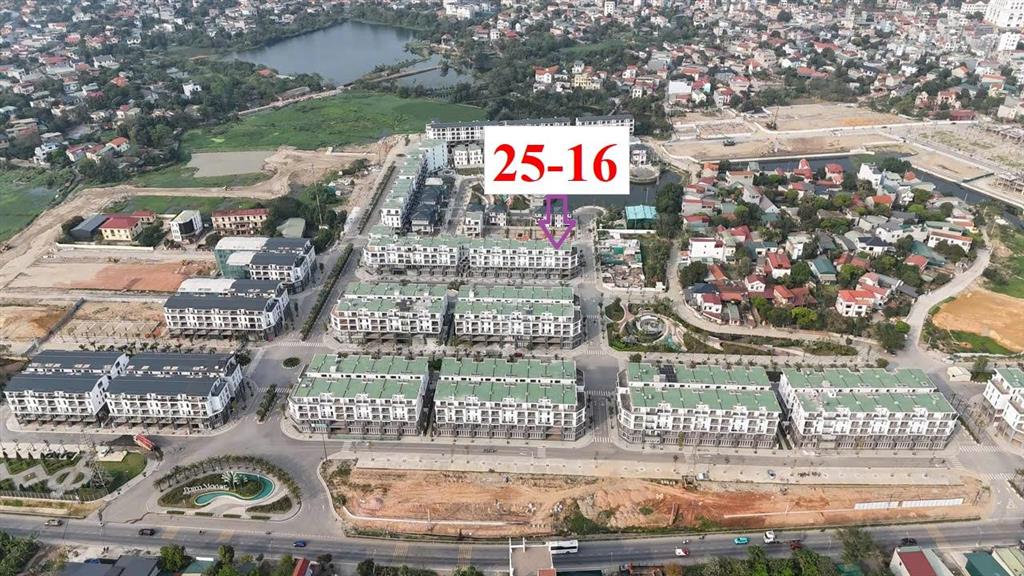 Cho thuê shophouse lk 25  16 vị trí vàng phố đi bộ palm manor việt trì  mặt tiền rộng 7 m