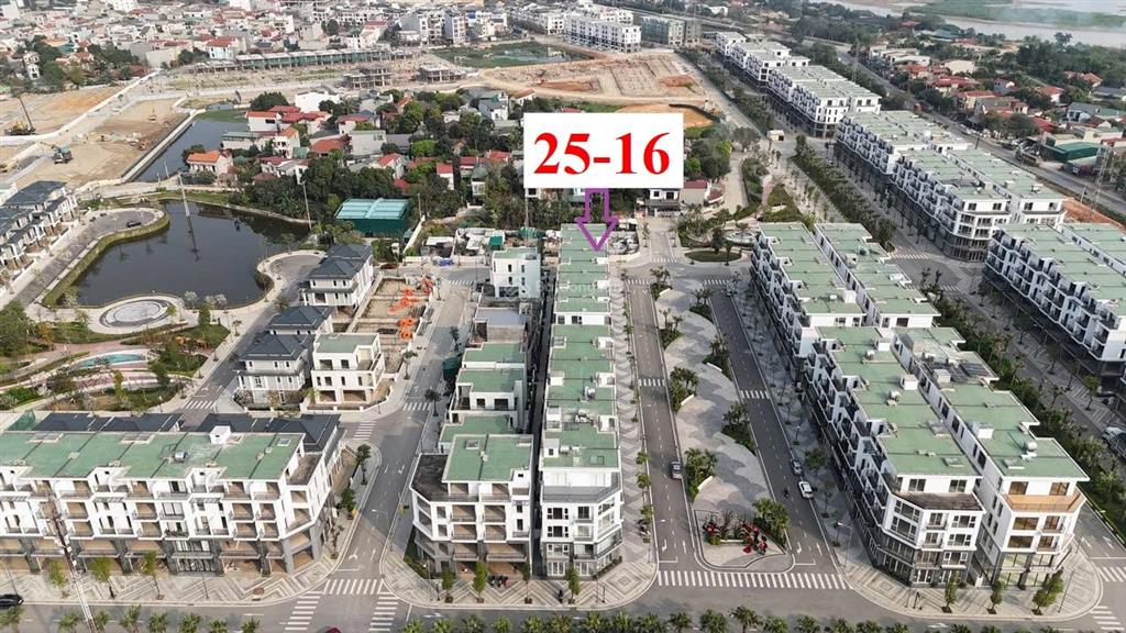 Cho thuê shophouse lk 25  16 vị trí vàng phố đi bộ palm manor việt trì  mặt tiền rộng 7 m