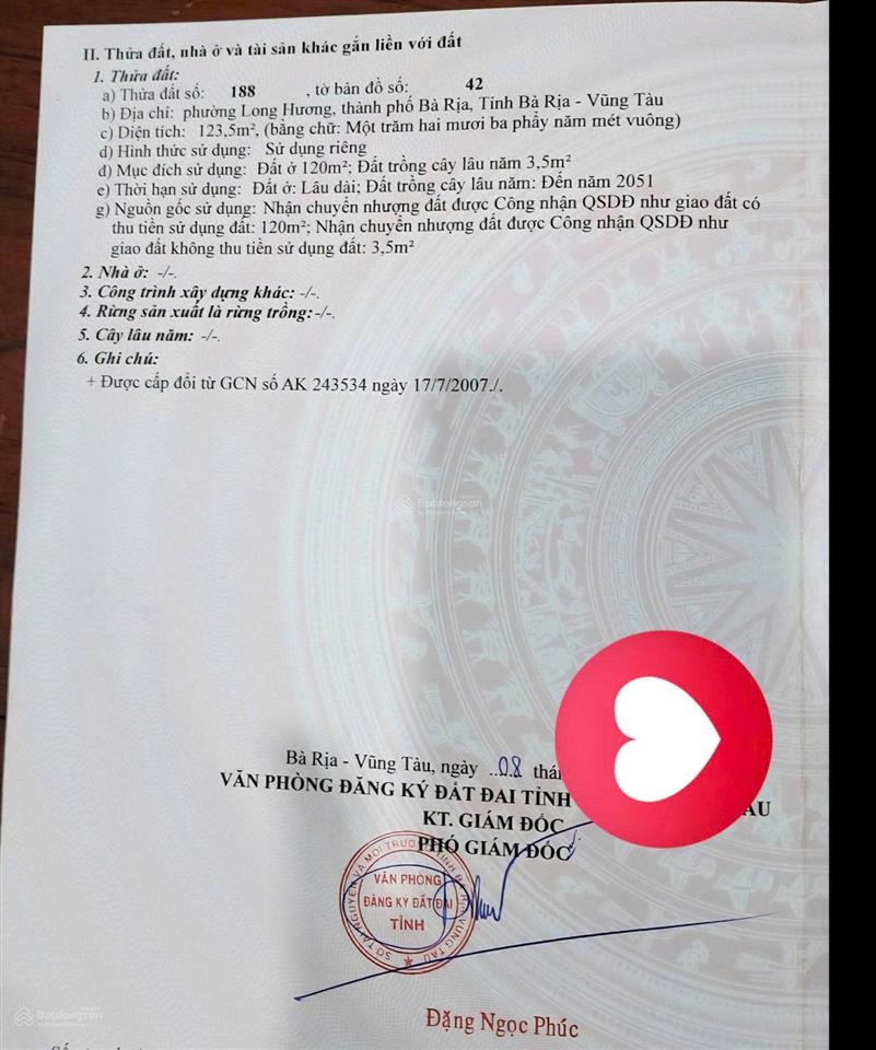 Bán đất mặt tiền nguyễn an ninh vị trí đắc địa, thổ cư 100%