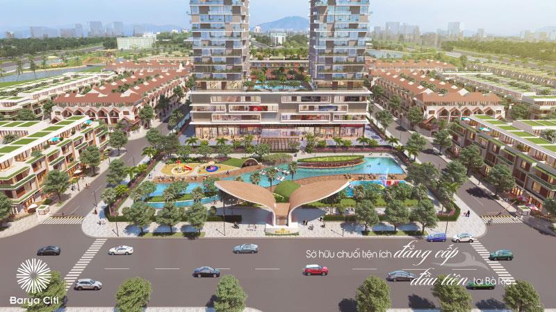 Nhà phố barya vũng tàu, đơn giá 20,2 triệu/m2