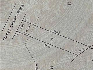 Cần bán 7231 m2 đất mt xuân định lâm san cẩm mỹ đồng nai , mặt tiền 11m nở hậu rất to, giá 11 tỷ tl