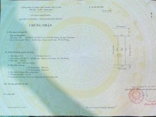 Chính chủ cần bán lô đất đẹp mặt đường bắc sơn an dương hp  giá tốt  sp hiếm tại khu vực