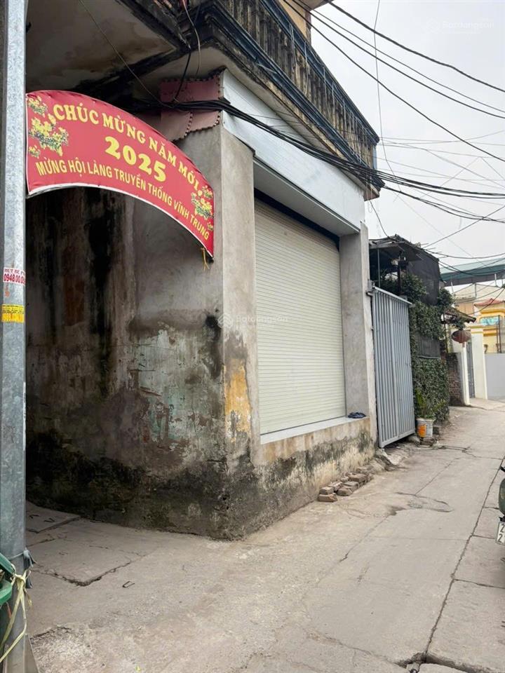 Bán đất tại vĩnh trung, đại áng, thanh trì, hà nội, 3,7 tỷ, 33 m2