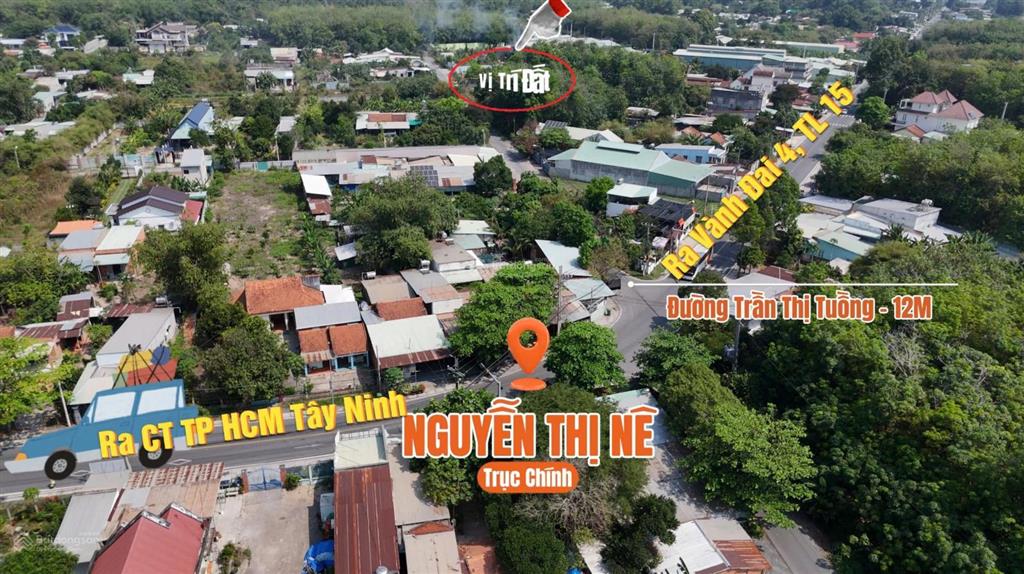 Đất đẹp  hẻm 1 xẹt nguyễn thị nê gần cao tốc củ chi 231.8m², giá tốt đầu tư
