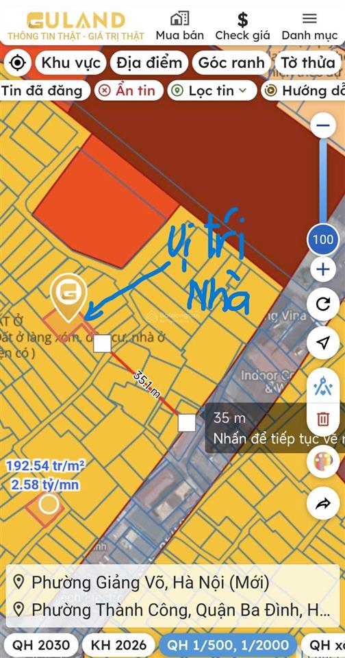 Bán nhà 100m2, 5 tầng tại ngõ phố vũ ngọc phan, phường láng (mới), tp hà nội