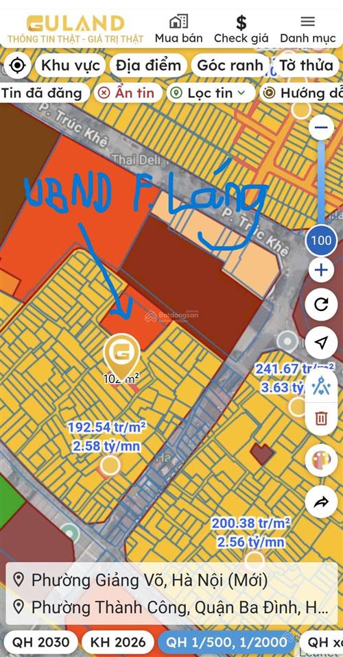 Bán nhà 100m2, 5 tầng tại ngõ phố vũ ngọc phan, phường láng (mới), tp hà nội