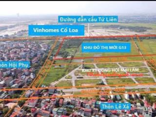 Bán đất x1 đông hội mai lâm đông anh, gần vinhomes cổ loa, cạnh đường quy hoạch 40m