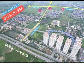 Siêu phẩm mặt đường 40m tại x1 đông hội dt 80m2 mt 5m hai mặt thoáng, vỉa hè rộng 7m thênh thang