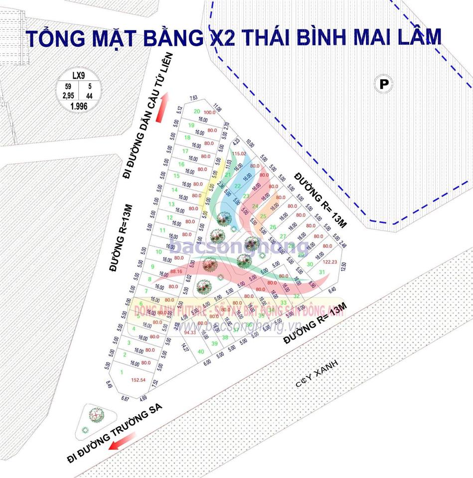 Chuyển nhượng lô góc đấu giá x2 thái bình,mai lâm,đông anh.