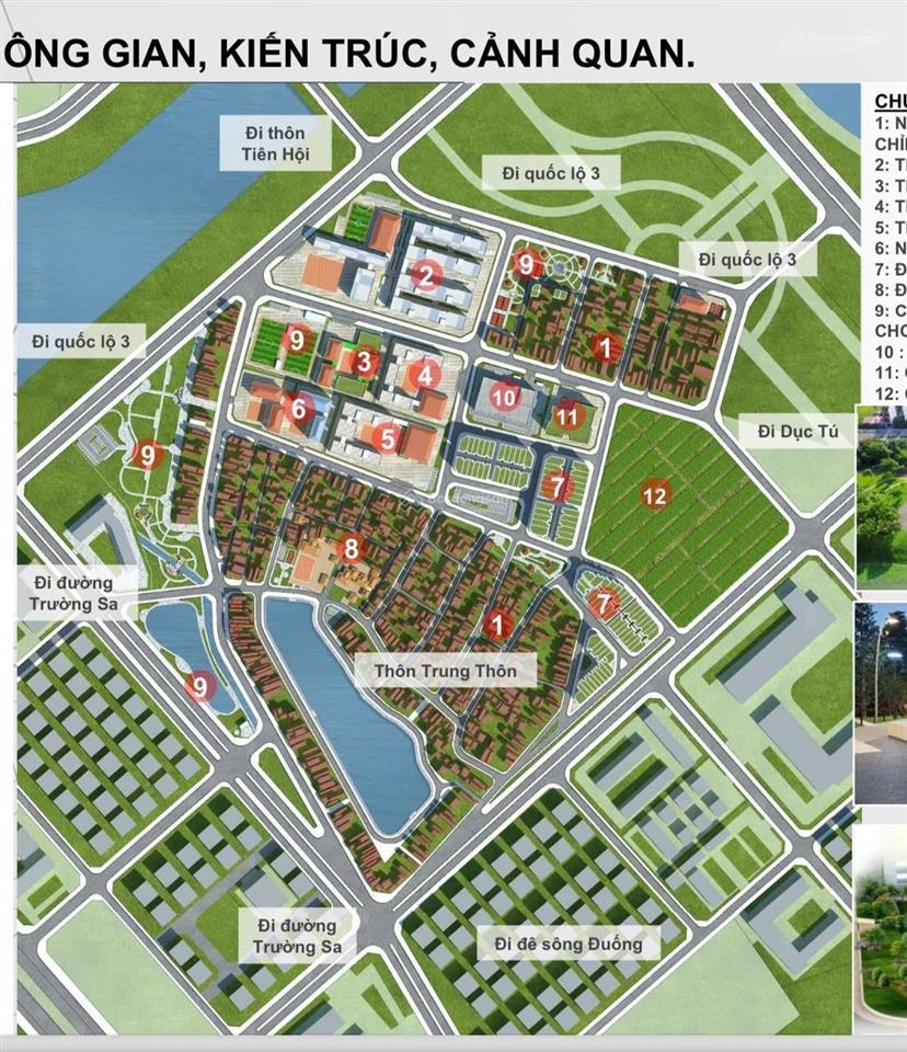 Chuyển nhượng 50m² trung thôn  đông anh