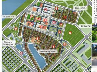 Chuyển nhượng 50m² trung thôn  đông anh