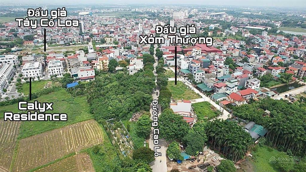 Thông báo đấu giá qsd đất đối với thửa đất lk07 tại xóm thượng, uy nỗ, đông anh.