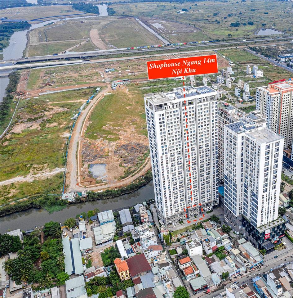 Trực tiếp chủ đầu tư  shophouse 254m2, giá 13.7 tỷ(vat), ngang 14m, sở hữu lâu dài.