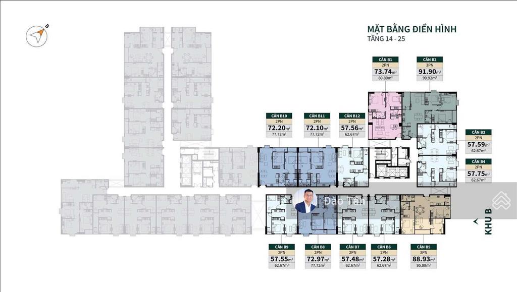 Chuyển nhượng t6/2026  3.4 tỷ/2pn, sở hữu lâu dài, trả theo tiến độ, giao nhà 2028