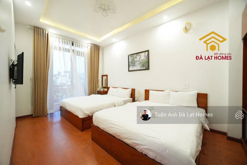 Bán khách sạn lê hồng phong đà lạt thiết kế đẹp, có thang máy 13 phòng full nội thất đã hoàn công