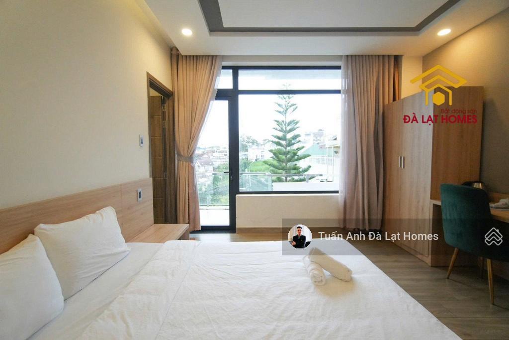 Bán khách sạn lê hồng phong đà lạt thiết kế đẹp, có thang máy 13 phòng full nội thất đã hoàn công