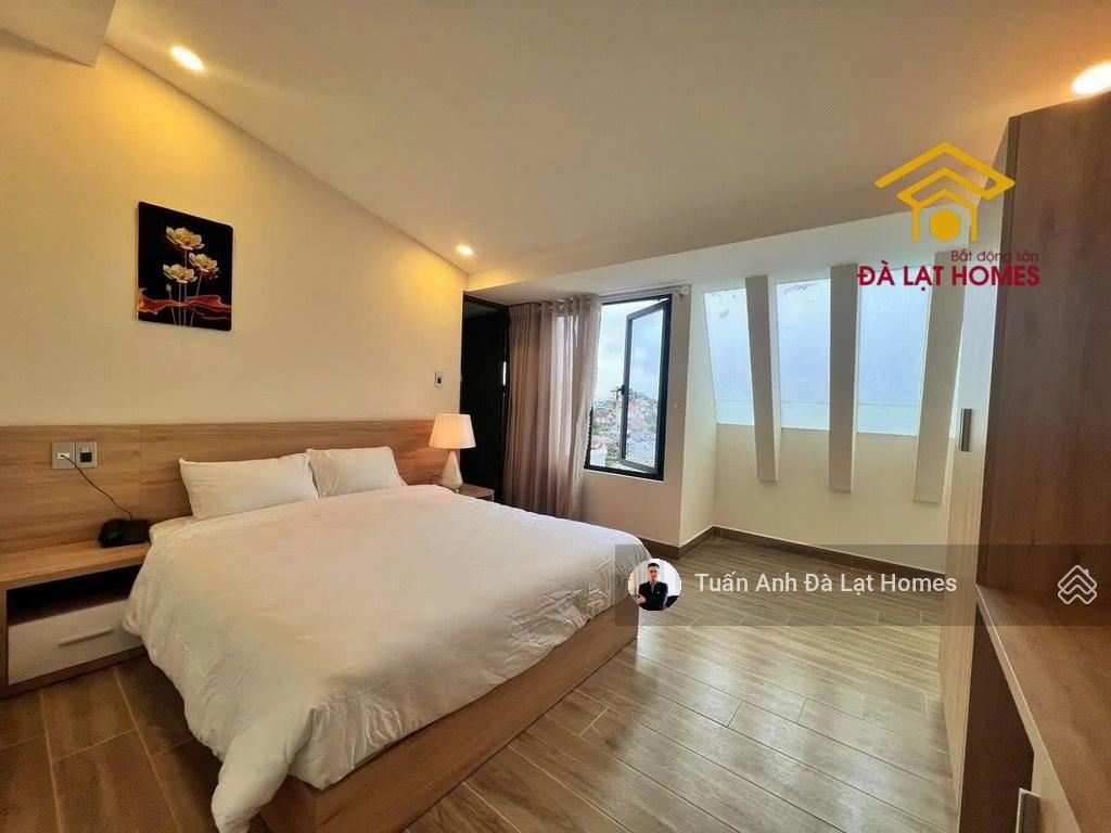 Bán khách sạn lê hồng phong đà lạt thiết kế đẹp, có thang máy 13 phòng full nội thất đã hoàn công